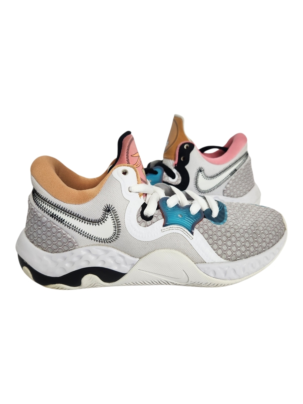 Nike Renew Elevate 2 Space Jam Bugs & Lola Bunny Men's Size 6.5 Basketball Shoes